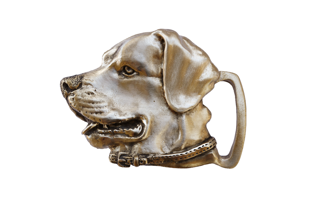 Hook N Hide - Labrador Retriever Polished Buckle