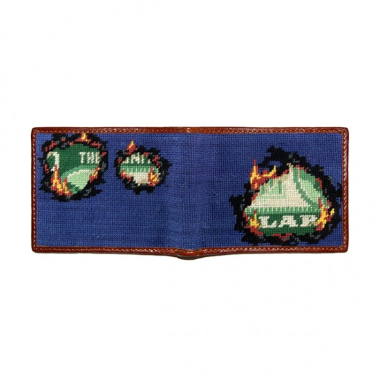 Smathers & Branson - Burning a Hole Needlepoint Bi-Fold Wallet
