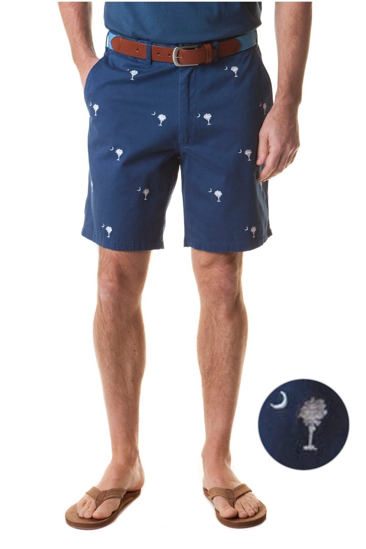 Castaway - Cisco Short Stretch Twill Palmetto Moon