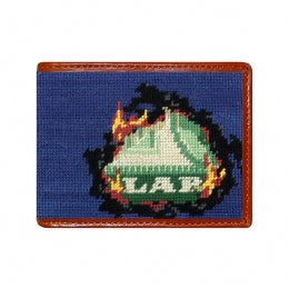 Smathers & Branson - Burning a Hole Needlepoint Bi-Fold Wallet